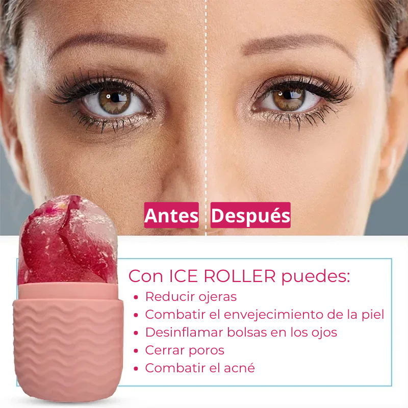 ICE ROLLER - Masajeador Facial con Hielo