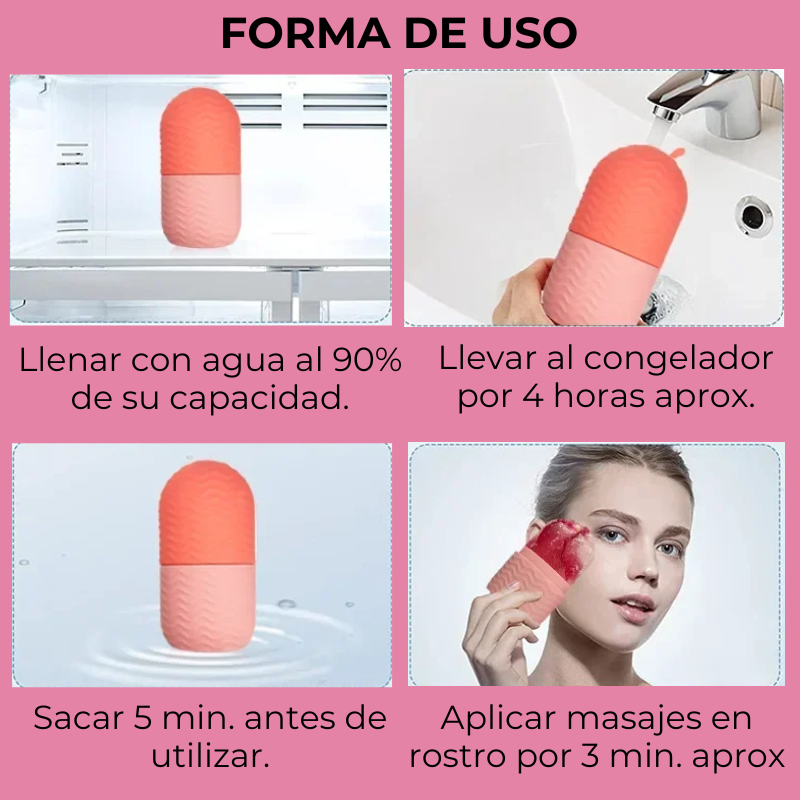 ICE ROLLER - Masajeador Facial con Hielo